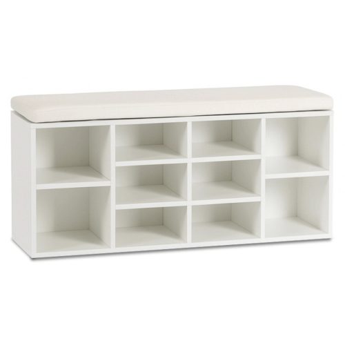 Shoe cabinet AXEL 104 cm white