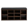 Shoe cabinet AXEL 104 cm rustic oak and black