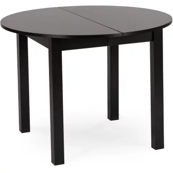   Bővíthető étkezőasztal 102–142 cm fekete színben – HARRY