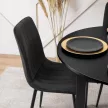 Bővíthető étkezőasztal 102–142 cm fekete színben – HARRY