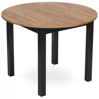   Bővíthető étkezőasztal 102–142 cm Craft tölgy / fekete színkombinációban – HARRY – ME-B-HARRY-DC-CZ-S