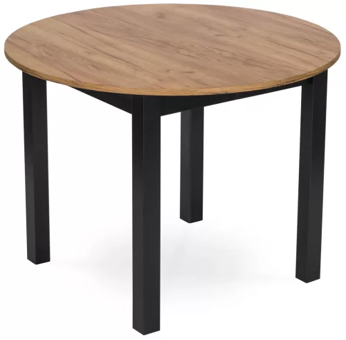 Bővíthető étkezőasztal 102–142 cm Craft tölgy / fekete színkombinációban – HARRY – ME-B-HARRY-DC-CZ-S
