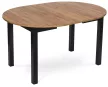 Bővíthető étkezőasztal 102–142 cm Craft tölgy / fekete színkombinációban – HARRY – ME-B-HARRY-DC-CZ-S