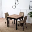 Bővíthető étkezőasztal 80–160 cm Craft tölgy színben – MAX