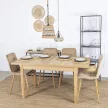 Bővíthető étkezőasztal 120–160 cm Riviera tölgy színben – SKUBI