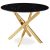 BALI Glass Table 100 cm Black Marble/Gold
