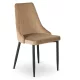 Étkezőszék bézs bársony kárpittal – BARI
