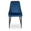 Stolička tmavomodrá zamat – BARI