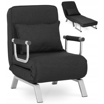Recliner armchair BART black