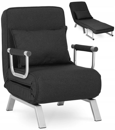 Recliner armchair BART black