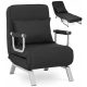 Recliner armchair BART black