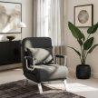Recliner armchair BART black