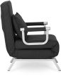 Recliner armchair BART black