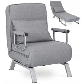Recliner armchair BART grey