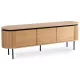 TV Cabinet 160 cm 3-Door Oak BECK