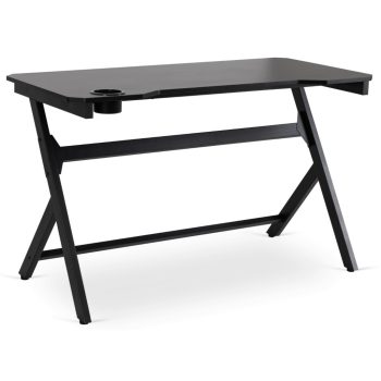 Gaming íróasztal 120 cm méretben, fekete kivitelben BLECK