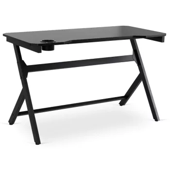 Gaming íróasztal 120 cm méretben, fekete kivitelben BLECK