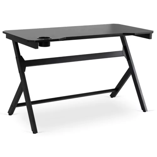 Gaming íróasztal 120 cm méretben, fekete kivitelben BLECK