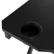 Gaming íróasztal 120 cm méretben, fekete kivitelben BLECK
