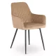BRESSO étkezőszék bézs velúr