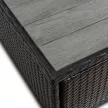 CALIENTE Garden Furniture Set Black/Brown