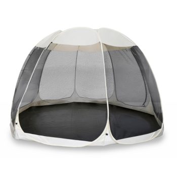 Záhradný altánok 395 cm béžová/čierna – CAMA