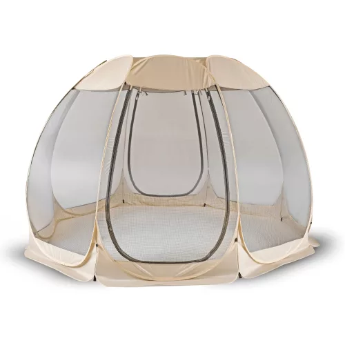 CAMA Garden Gazebo 395 cm Beige/Black