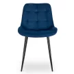 CHRIS szék sötétkék bársony