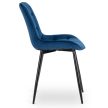 CHRIS szék sötétkék bársony