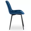 CHRIS szék sötétkék bársony