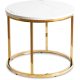 Asztal fehér márvány/arany színben CLIFF