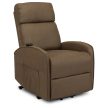 COLTON Electric Lift Recliner Armchair Brown