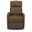 COLTON Electric Lift Recliner Armchair Brown