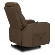 COLTON Electric Lift Recliner Armchair Brown