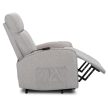 COLTON Electric Lift Recliner Armchair Grey