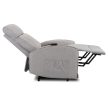 COLTON Electric Lift Recliner Armchair Grey