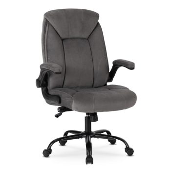 Forgószék szürke velúr. COMFORT