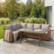 Garden furniture set COMODO brown and grey