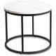 Asztal fehér márvány/fekete színben CONNY
