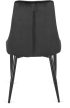 Szék fekete színben, bársony kárpittal CORK