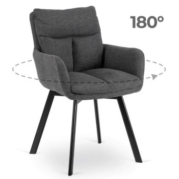 CORTADO forgószék, sötétszürke