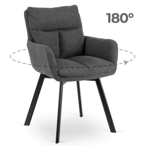 CORTADO forgószék, sötétszürke