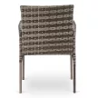 CORTO Set of 2 Garden Chairs Grey