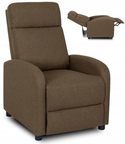 Fotel Rozkładany DANNY Brązowy