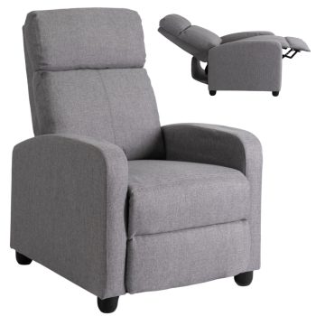 Recliner armchair DANNY grey