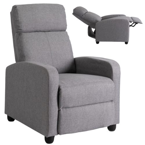 Recliner armchair DANNY grey