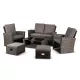 DELGADO Garden Furniture Set Grey