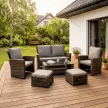 DELGADO Garden Furniture Set Grey