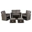 DELGADO Garden Furniture Set Grey
