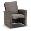 DELGADO Garden Furniture Set Grey